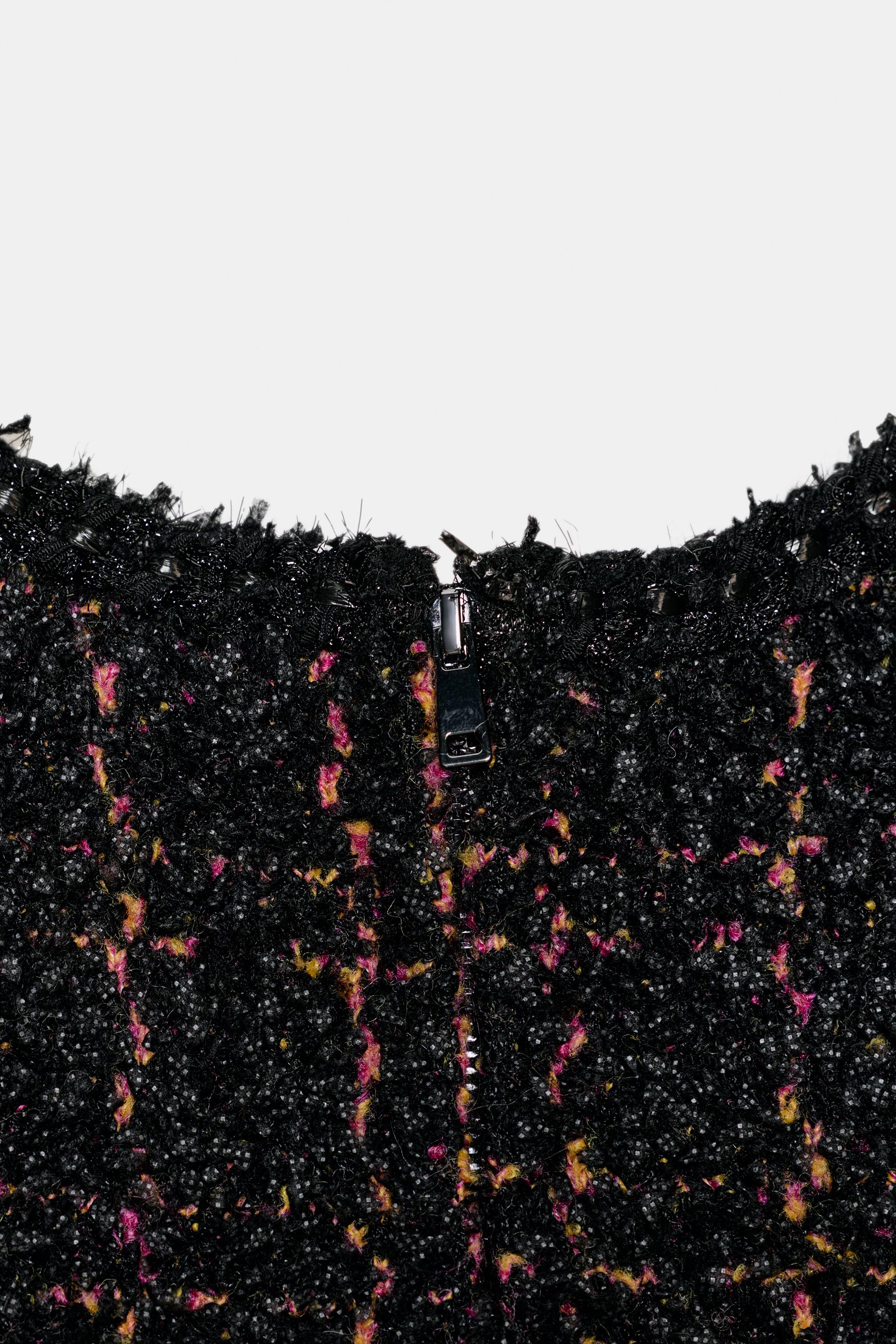 TEXTURED KNIT MINI DRESS